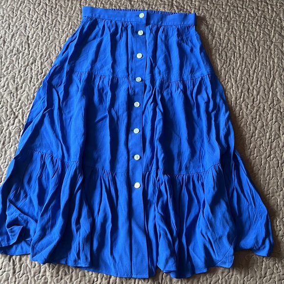 Talbots blue skirt - Picture 10 of 16